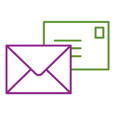 A mail icon.